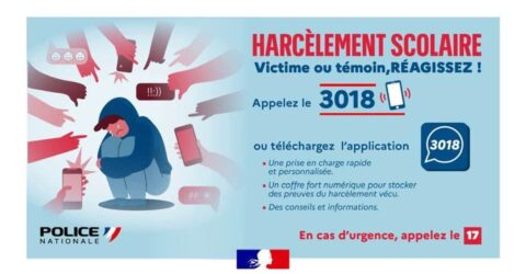 Harcèlement scolaire : appelez le 30 18